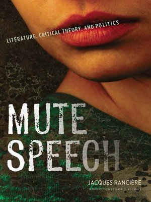 cover image of Mute Speech